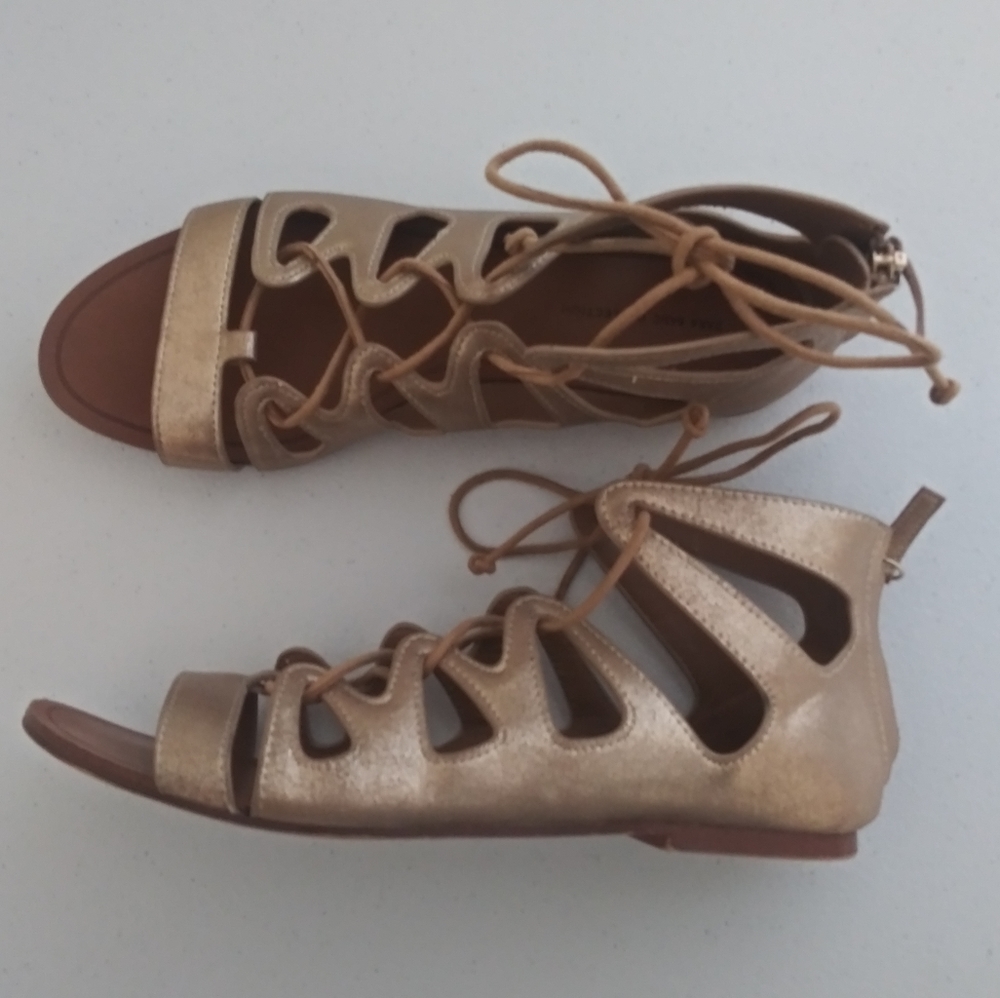 Zara Basic Collection Gladiator Sandal Size 8 - 38